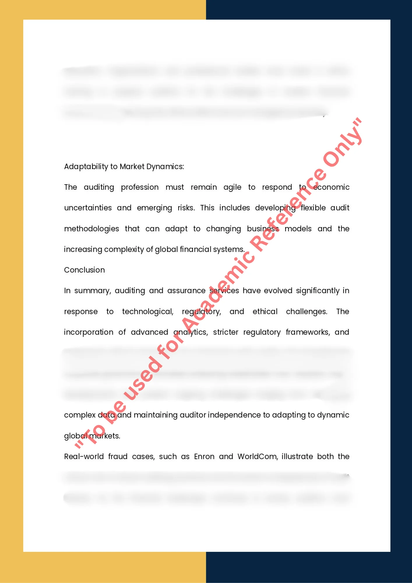 Assignment Sample Of Subject-ACCT2002 Auditing and Assurance Services 8